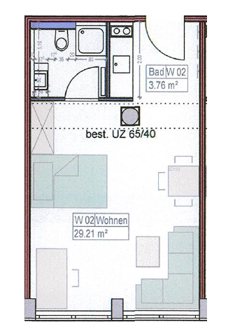 Grundriss WE 02