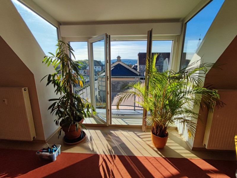 Großzügige Fensterfront mit herrlichem Ausblick