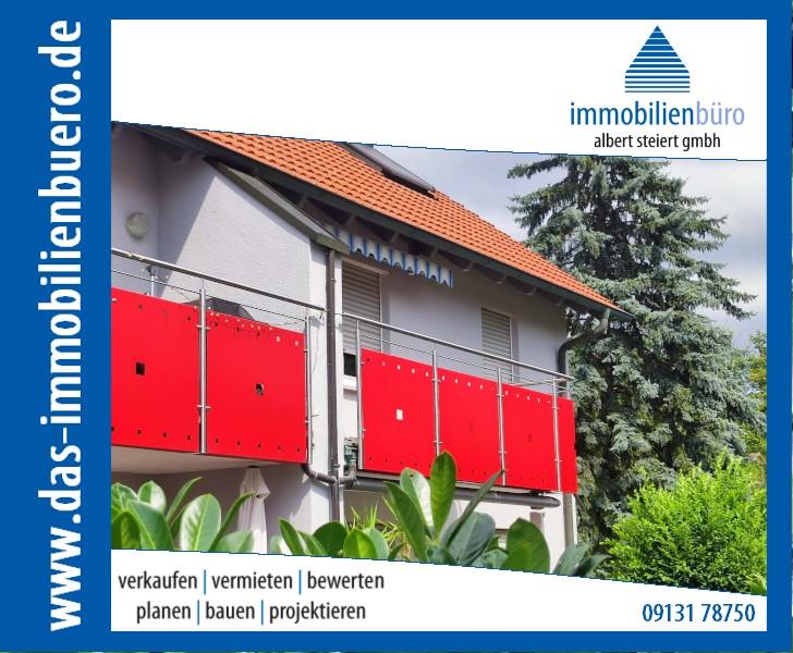 Bezugsfreie 3-Zimmer-Wohnung in Baiersdorf mit Balkon, Gartenanteil und 2 KFZ-Stellplätze inklusive