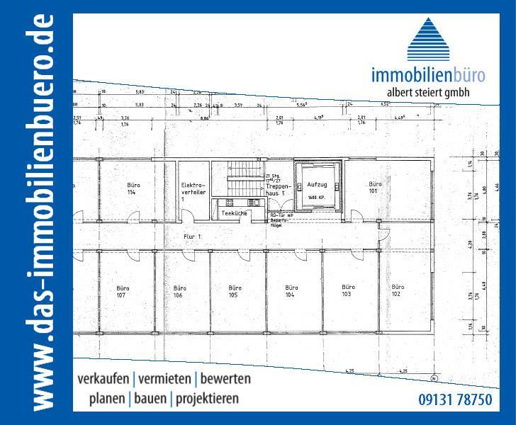 Große Büroflächen in ER-Tennenlohe