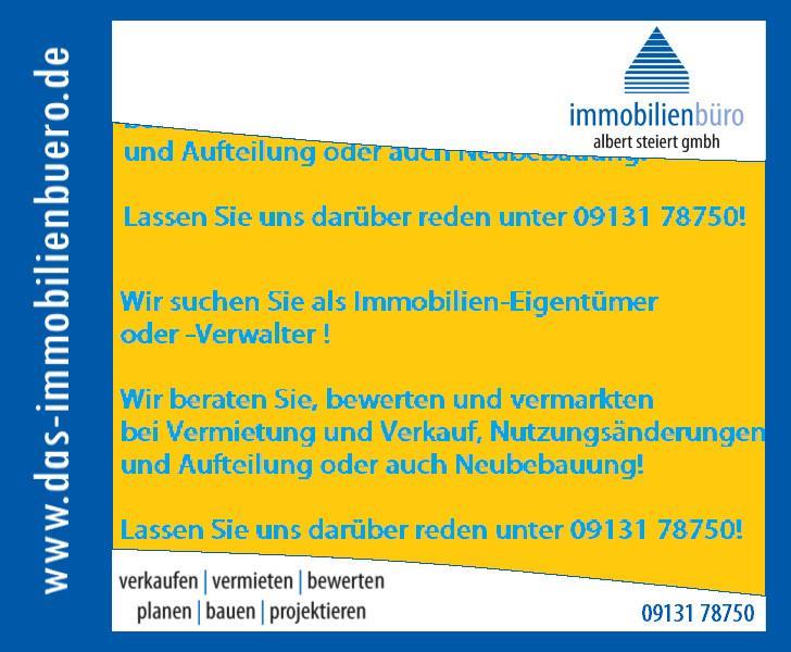 Für unsere Kunden suchen wir Wohnungen und Häuser zum Kauf in der Metropolregion Nürnberg!
