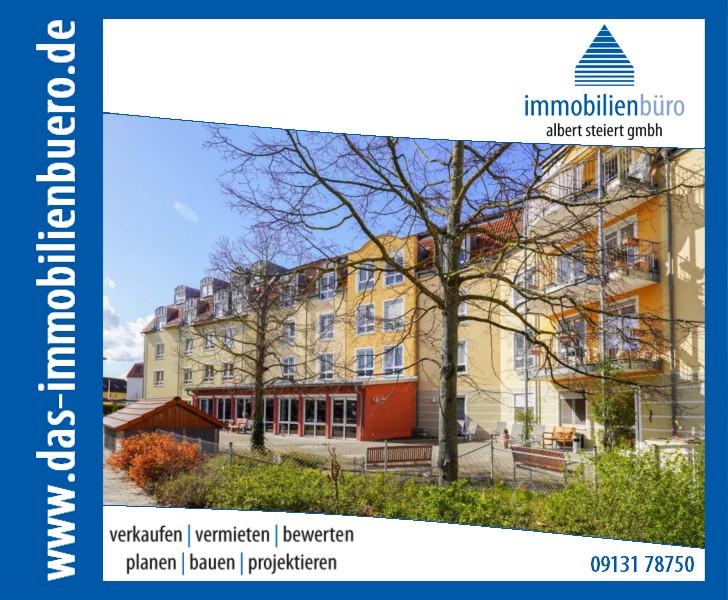 Kapitalanlage oder Altersvorsorge -
2-Zimmer-Seniorenapartment in Baiersdorf